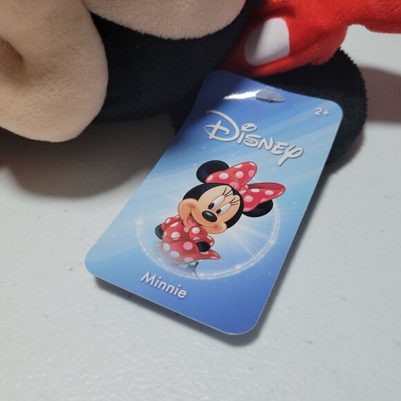 Disney Minnie Mouse 16 inch Plush Red Polka Dot Dress Bow Stuffed Animal Toy - Picture 4 of 6